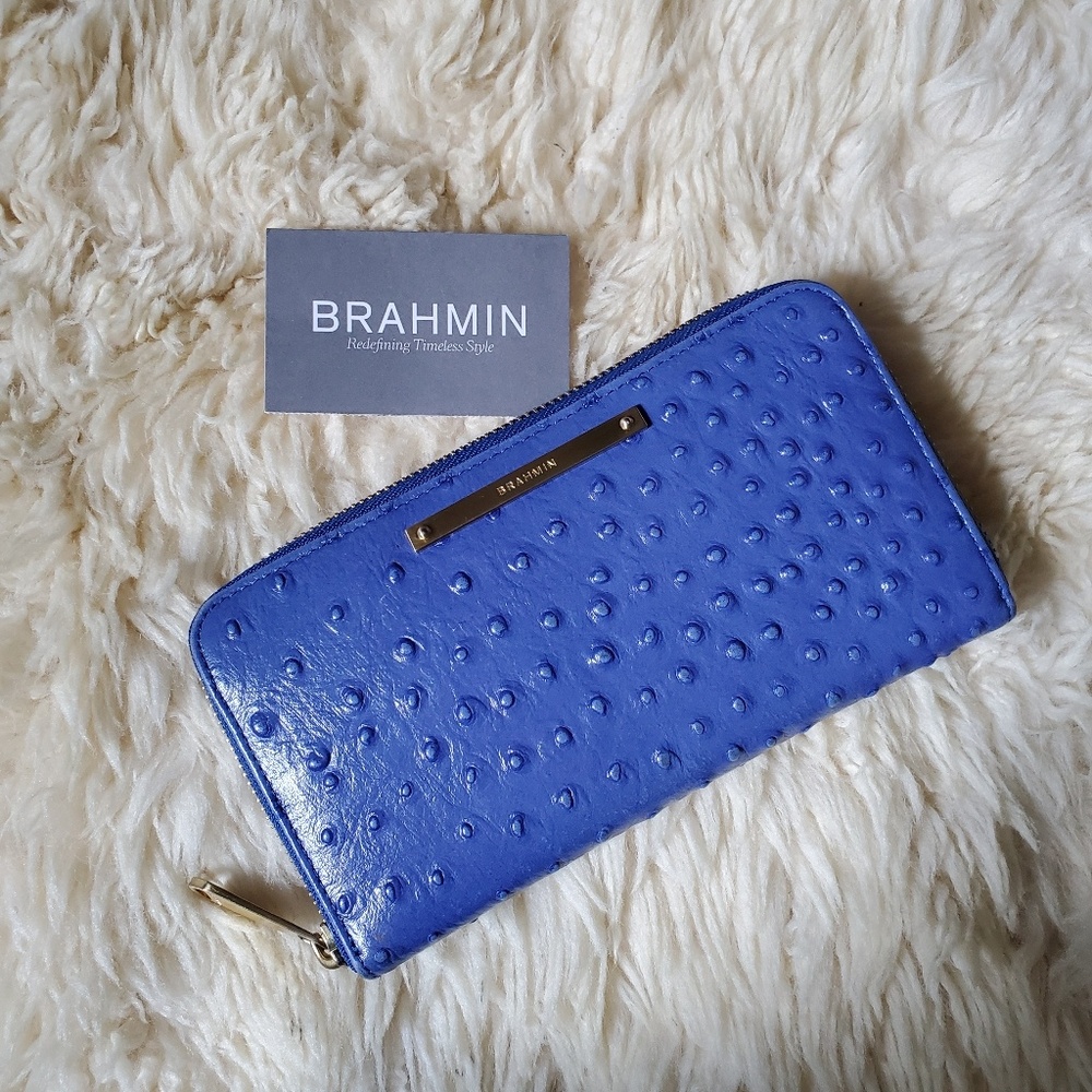 Brahmin blue wallet
